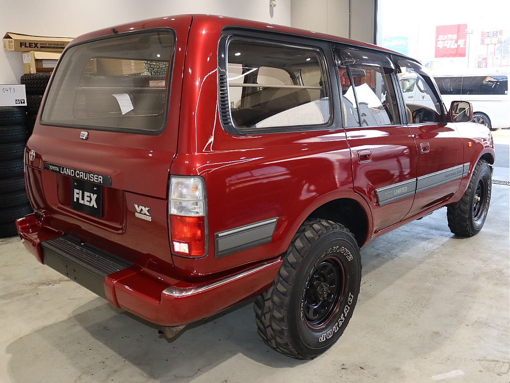 【ランドクルーザー80VX-LTD　4200ｃｃディーゼルターボ　純正ワインレッド　カラー】