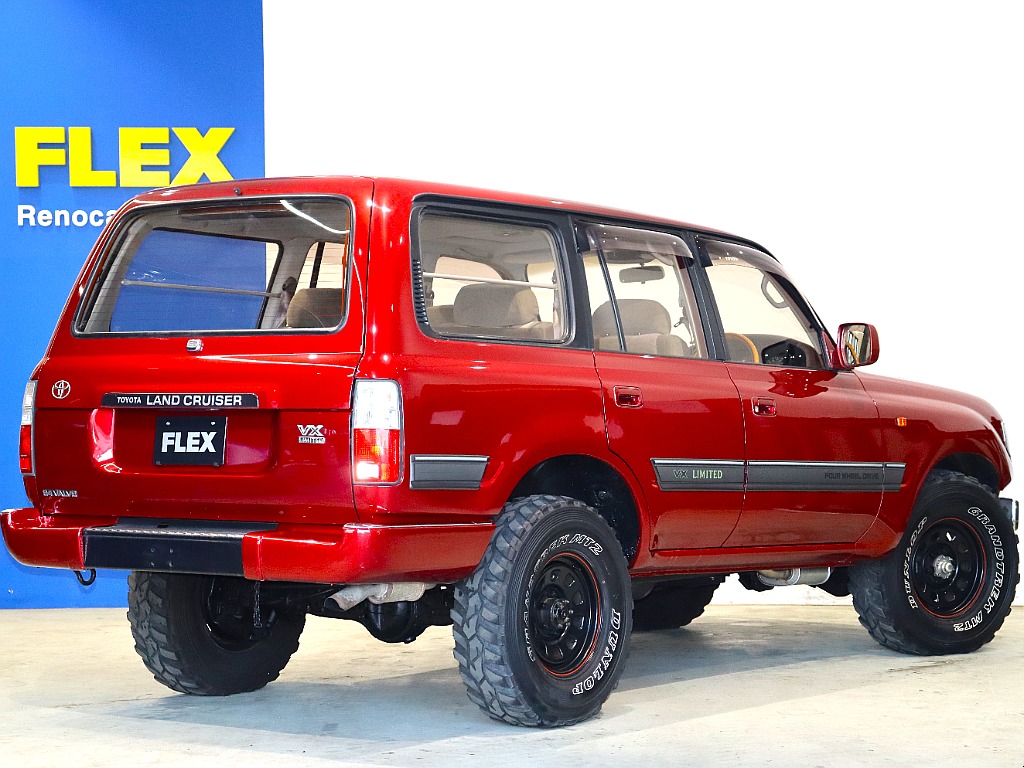 【ランドクルーザー80VX-LTD　4200ｃｃディーゼルターボ　純正ワインレッド　カラー】