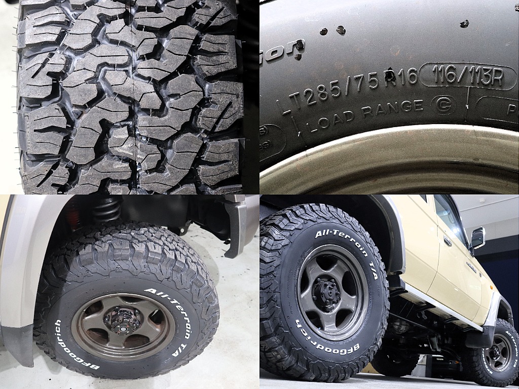 BFGOODRICH　ALL‐TERRAIN T/A 285/75/16 BRADLEY V　ホイール