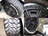４WD ×マッドタイヤ。なんて素敵な組み合わせなのでしょうか！『おしゃれは足元から』っていいますからね◎