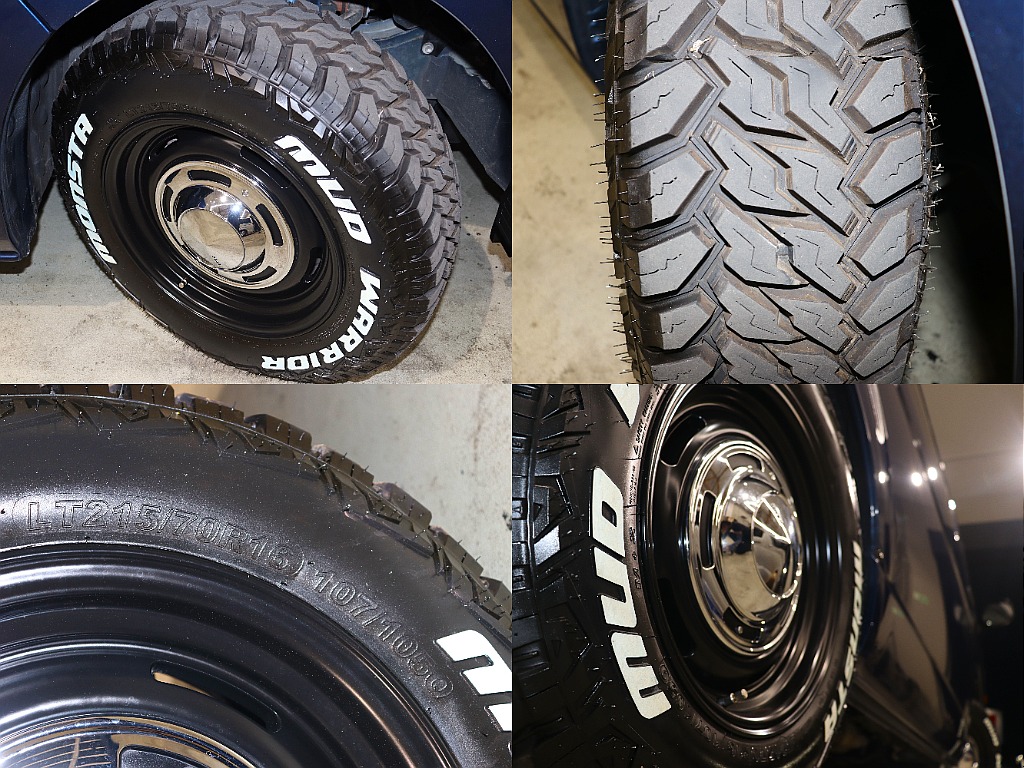 □MONSTA　MAD　WARRIOR　LT215/70R16 □DEAN　CROSS　COUNTRYホイール