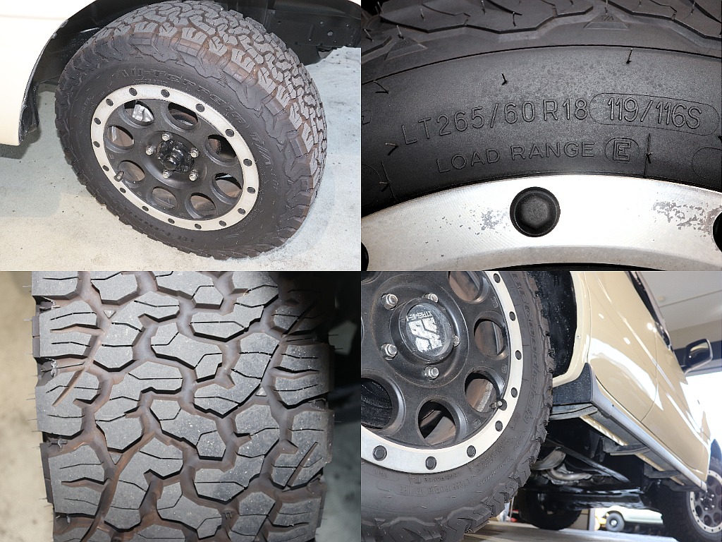 XTREME‐J XJ03 ホイール ・BFグッドリッチタイヤ　LT265/60R18