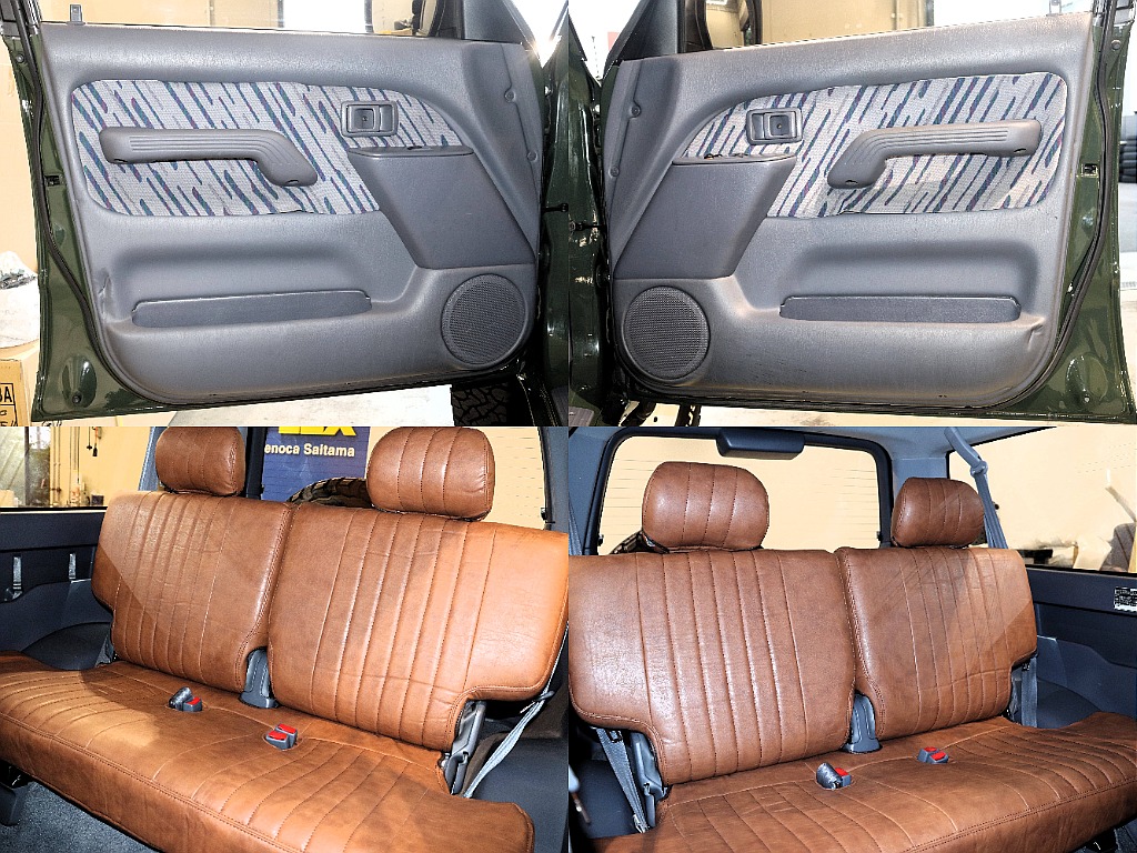 シートカバーの生地に合わせてドア内張貼替施工済み！細かなとこまでこだわった車両です！