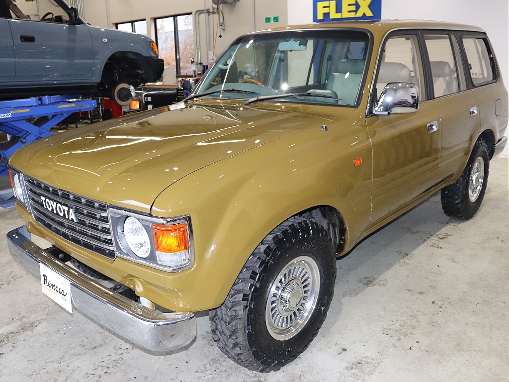 【Renoca　type WONDER】 80年代のトヨタ純正カラーシシリアンオリーブNEWオールペイント。 ブラウンとグリーンを混ぜたようなノスタルジック感満載のニュアンスカラー！