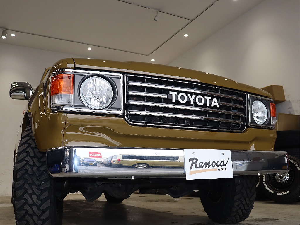 【Renoca　type WONDER】 80年代のトヨタ純正カラーシシリアンオリーブNEWオールペイント。 ブラウンとグリーンを混ぜたようなノスタルジック感満載のニュアンスカラー！