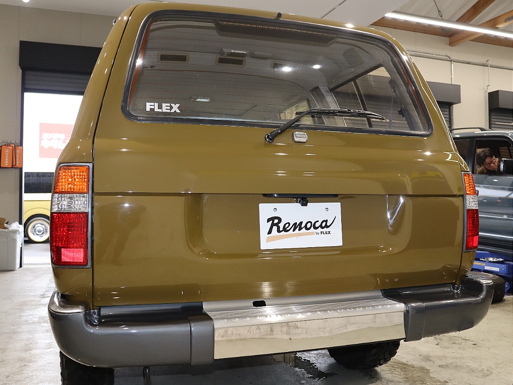 【Renoca　type WONDER】 80年代のトヨタ純正カラーシシリアンオリーブNEWオールペイント。 ブラウンとグリーンを混ぜたようなノスタルジック感満載のニュアンスカラー！