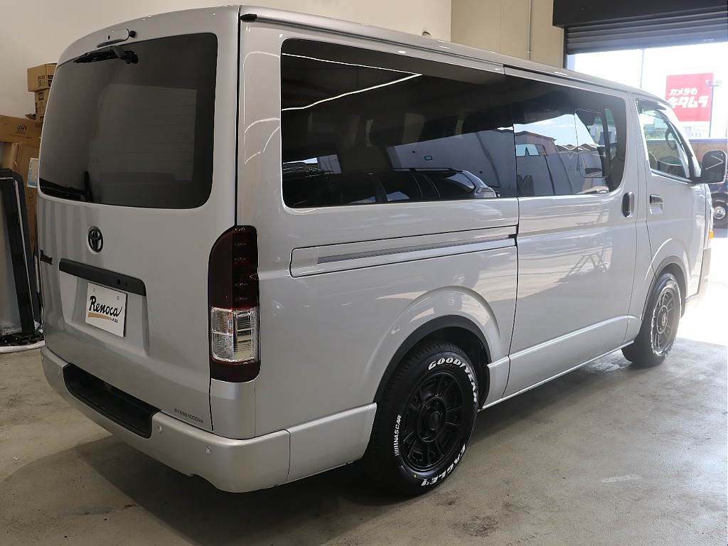 純正シルバー×角目フェイス×マットブラックペイント・13.3インチディスプレイオーディオ♪