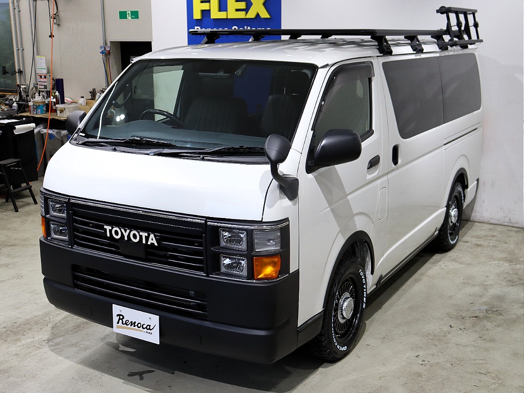 【Renoca CoastLines/R2年DARKPRIMEⅡディーゼル4WD】新品ライノラックキャリア＆ラダー付き♪