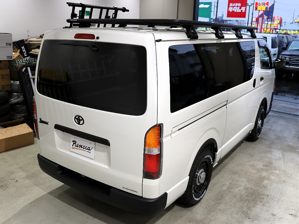 【Renoca CoastLines/R2年DARKPRIMEⅡディーゼル4WD】新品ライノラックキャリア＆ラダー付き♪