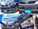 ＦＬＥＸオリジナル ＤｅｌｆｉｎｏＬｉｎｅフロントスポイラーをセット！！４１５ＣＯＢＲＡボンネット インナーブラックヘッドライト施工済！！