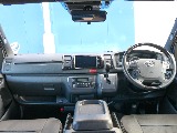 トヨタ ハイエースバン 5D2.0スーパーGLダークプライムⅡロング フルエアロ ベッドキット付き！ 千葉県の詳細画像 その2