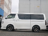 令和4年式　ハイエースバン　S-GL　ダークプライムⅡ　2.8L　ディーゼル2WD　FLEXオリジナルカスタム！高年式ワンオーナー車両！