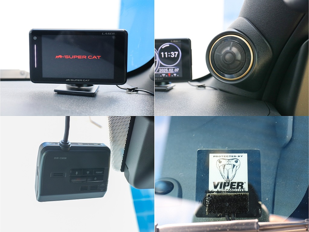 レーダー探知機にアルパインツイーター、アルパイン前後ドライブレコーダー、VIPER セキュリティー付き！！