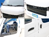 FLEXオリジナル バッドフェイスボンネットに各メッキ艶有りブラックエディション施工！！
