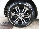 FLEXオリジナル デルフ02 17インチアルミホイール＆ナスカータイヤ付き！！