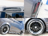 FLEXオリジナル オメガLEDテール CRS25㎜オーバーフェンダーにファブレス LM9 18インチアルミホイール＆ヨコハマパラダタイヤ付き！！