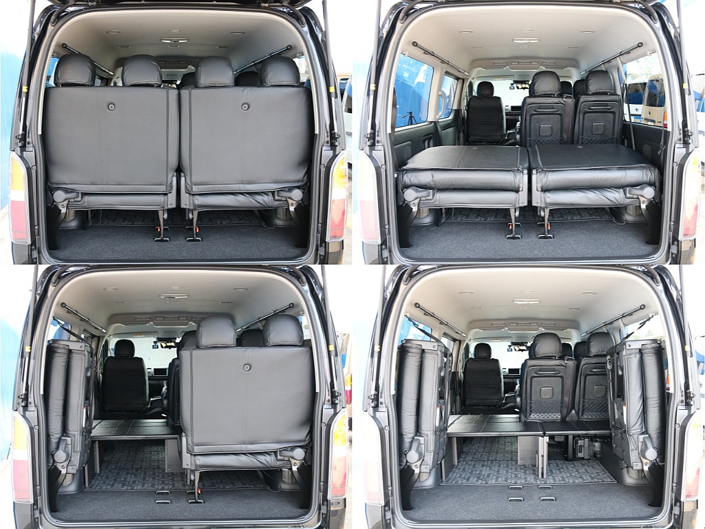 4列目格納で荷室確保できます！！