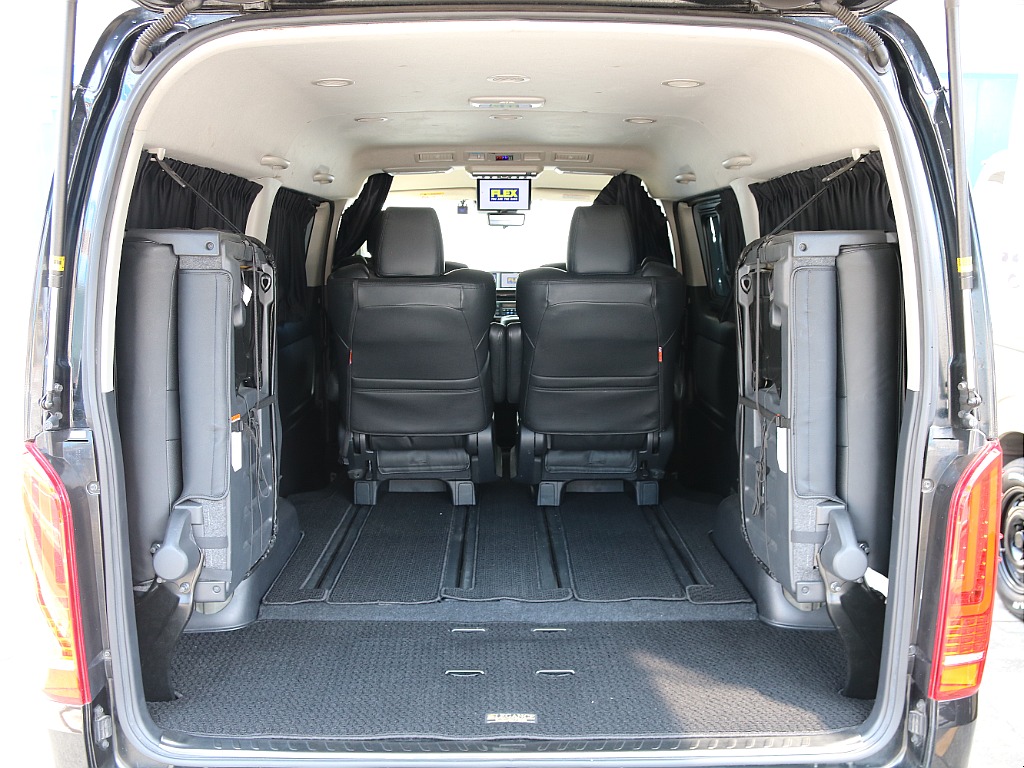 スライドレール加工済みで荷室をしっかりと確保できます！！