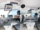 カロッツェリア フリップダウンモニターにルーフスピーカー完備！！嬉しいリクライニング加工済み！！