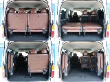 4列目跳ね上げで荷室をしっかりと確保！！