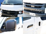 ボンネットスムージング施工に各メッキ艶無しブラックペイント済み！！