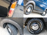 FLEXオリジナル クラッシックテールランプにジャオスオーバーフェンダー付き！！