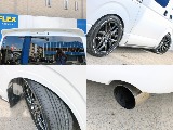 トヨタ純正リアスポイラーにFLEXオリジナル DelfinoLineオーバーフェンダー！！HKSマフラーもついております！！