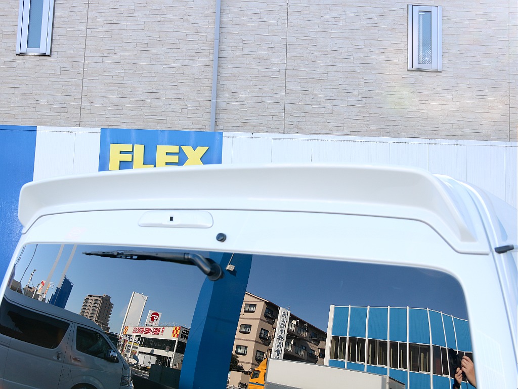 FLEXオリジナル DelfinoLineリアスポイラー付き！！