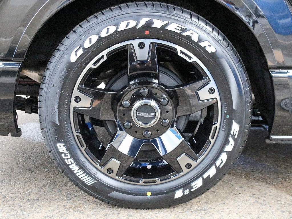 FLEXオリジナル デルフ 03 17インチアルミホイール＆ナスカータイヤ付き！！