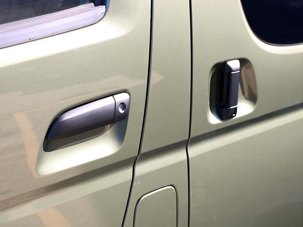 アウターハンドル艶無しブラックペイント！！