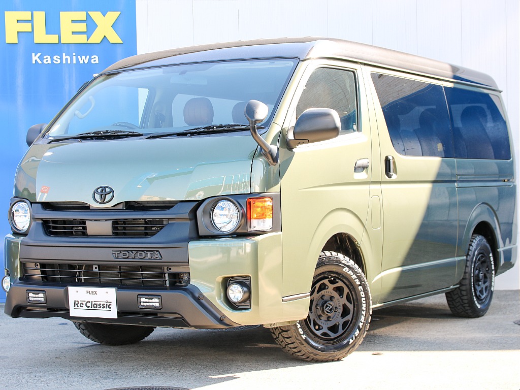 H25年式 ハイエースワゴン GL ReClassic×オフロード×オールペイント 入庫致しました！！