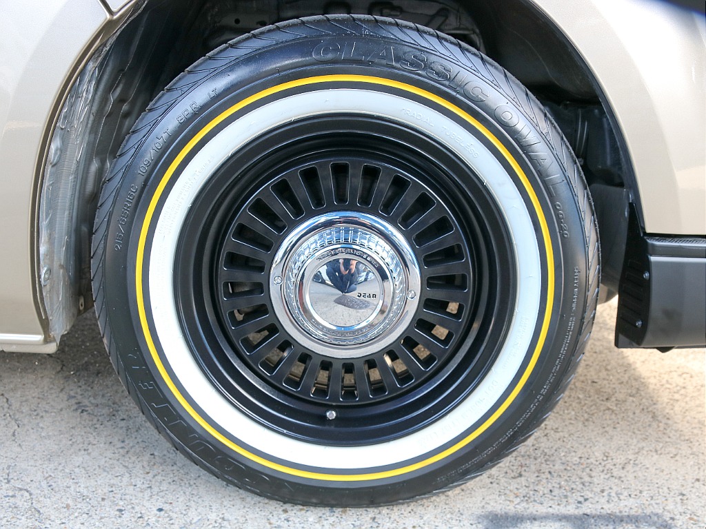 DEAN カリフォルニア 16インチアルミホイール＆クラシックオーバルタイヤ付き！！