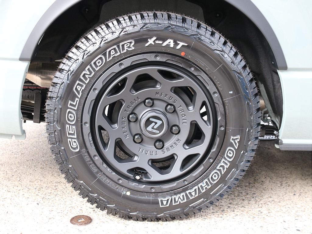 FLEXオリジナル ネクサストレイル 16インチアルミホイール＆ヨコハマ ジオランダー付き！！