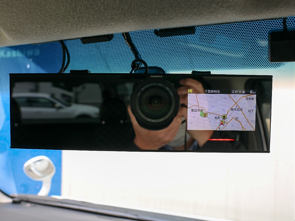 ルームミラー型レーダー探知機付き！！