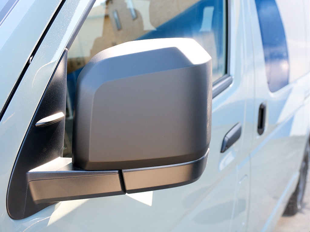 ドアミラー艶無しブラックペイント済み！！