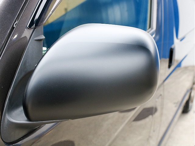 ドアミラー艶無しブラックペイント済み！！