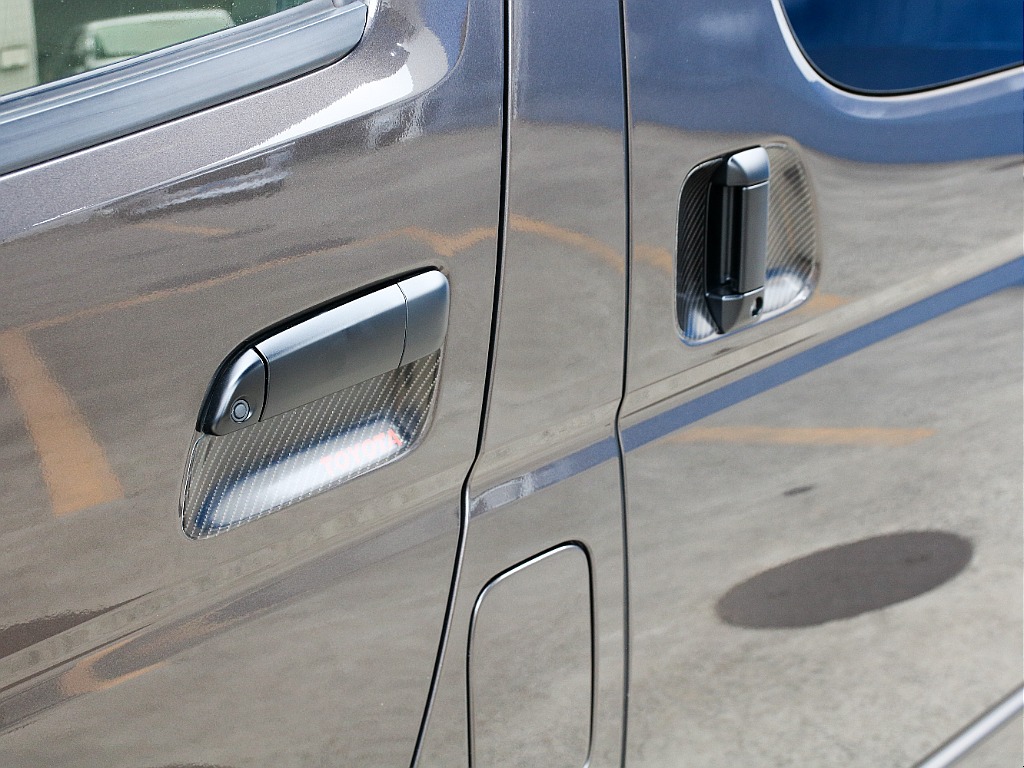 ドアハンドル艶無しブラックペイント済み！！