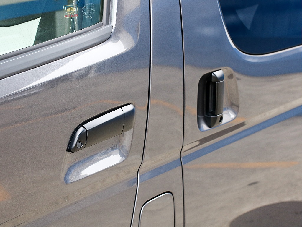 ドアハンドル艶無しブラックペイント済み！！