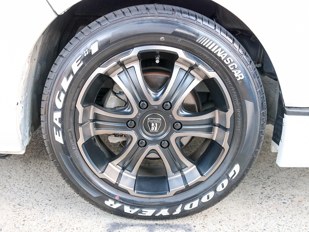 FLEXオリジナル バルベロディープス 17インチアルミホイール＆ナスカータイヤ付き！！