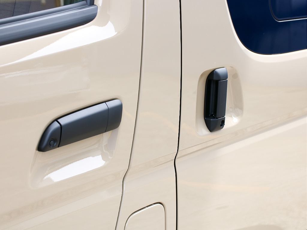 アウターハンドル艶無しブラックペイント済み！！