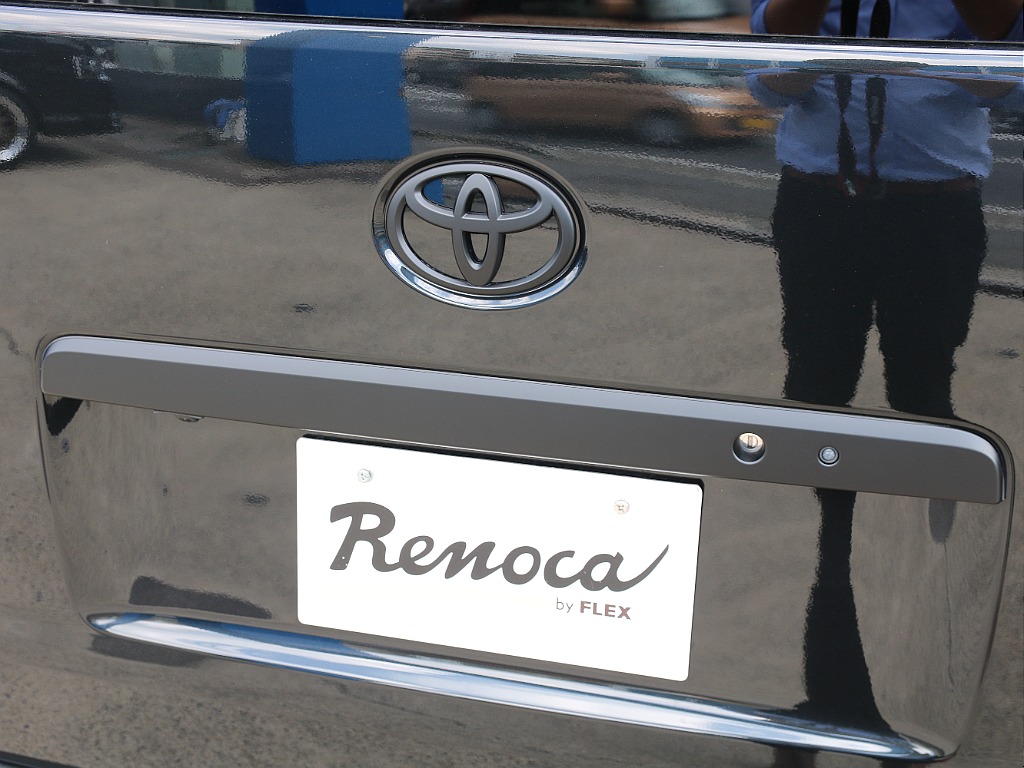 リアガーニッシュ艶無しブラックペイント済み！！