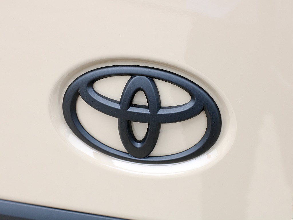 TOYOTAエンブレム艶無しブラックペイント済み！！