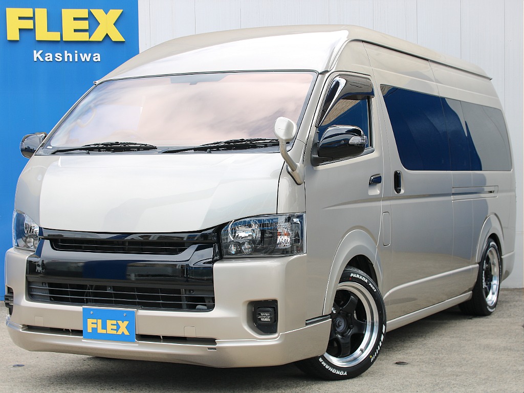 トヨタ&nbsp;ハイエース&nbsp;ワゴン2.7グランドキャビン 4WD&nbsp;T-REVOシート×2 ロングスライドレール&nbsp;千葉県