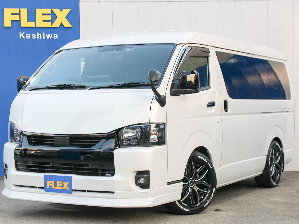 トヨタ&nbsp;ハイエース&nbsp;ワゴン2.7GLロング ミドルルーフ&nbsp;ブラックエディション&nbsp;千葉県
