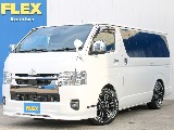 トヨタ&nbsp;ハイエースバン&nbsp;5D2.0スーパーGLダークプライムⅡロング&nbsp;アルパイン BIG-X11ナビ付き&nbsp;千葉県