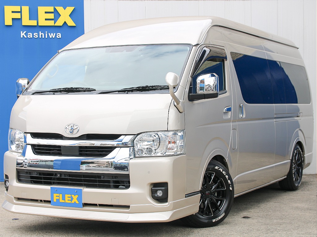 トヨタ&nbsp;ハイエース&nbsp;ワゴン2.7グランドキャビン&nbsp;フローティングナビ付き&nbsp;千葉県