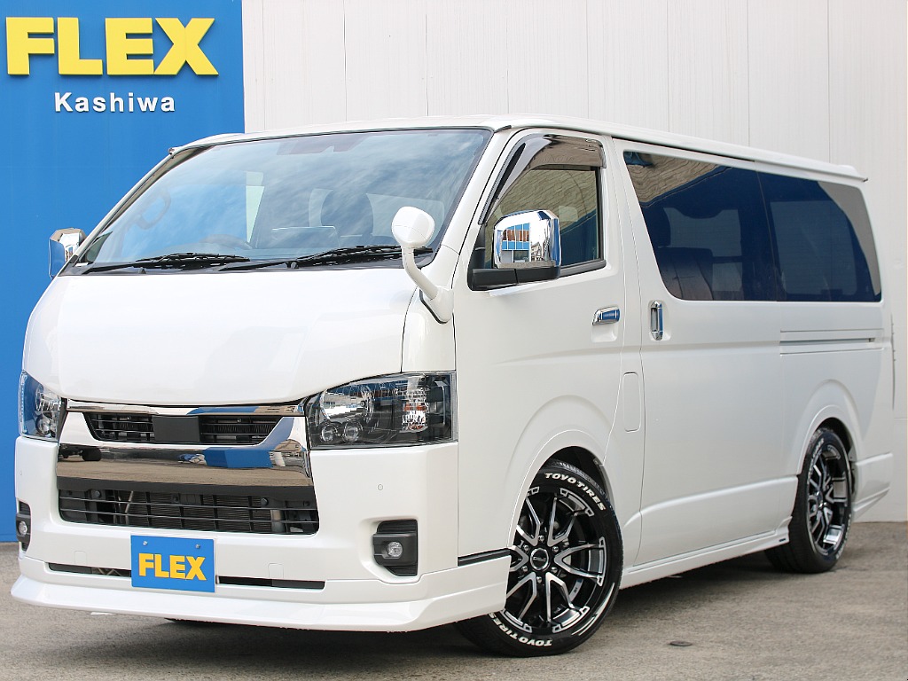 トヨタ&nbsp;ハイエースバン&nbsp;5D2.0スーパーGLダークプライムⅡロング&nbsp;67 ROKU NANA フルエアロパッケージ&nbsp;千葉県