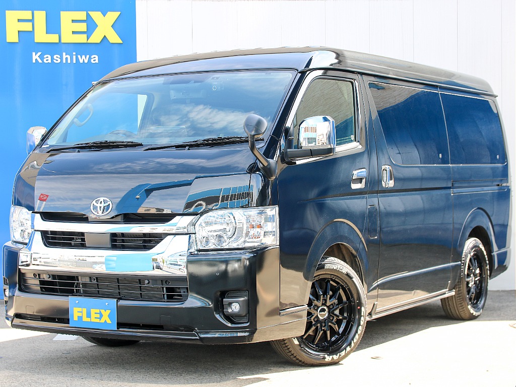 トヨタ&nbsp;ハイエース&nbsp;W2.7GLロング ファインテックツアラー 4WD&nbsp;オットマン付きキャプテンシート&nbsp;千葉県