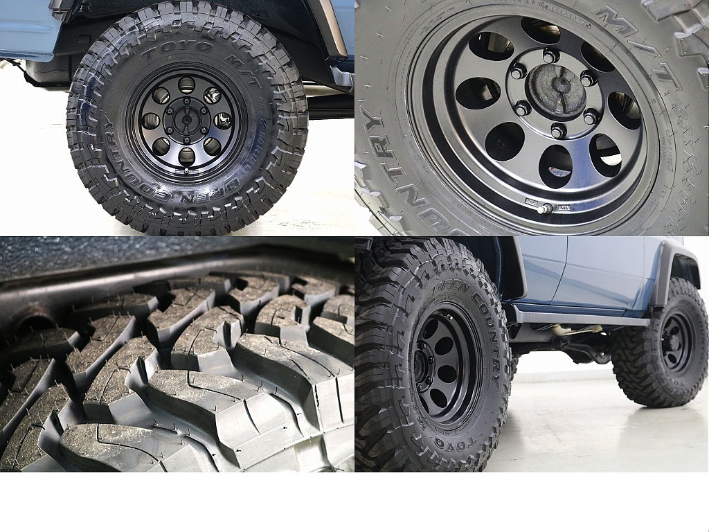 新品TOYOオープンカントリーＭＴタイヤ×新品ジムラインタイプⅡアルミホイール☆