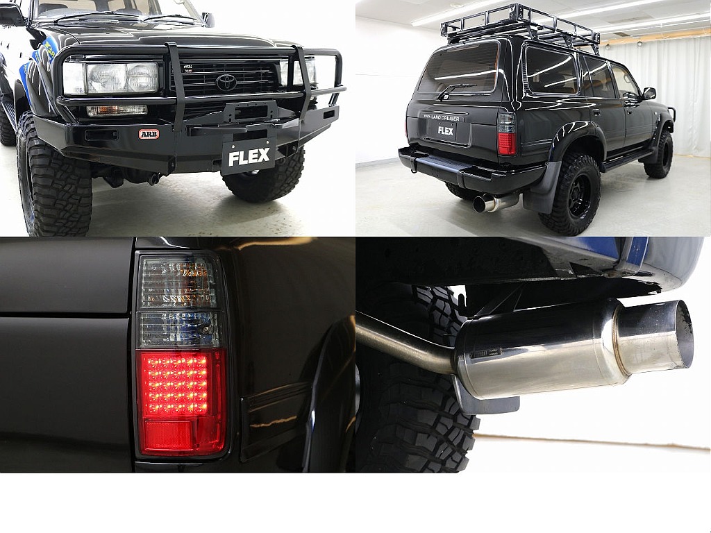 後期型ディーゼルターボ☆王道スタイル☆ＡＲＢウィンチバンパー☆リフトＵＰ☆新品ショックアブソーバー☆新品ＬＥＤテールランプ☆サクソン砲弾マフラー☆
